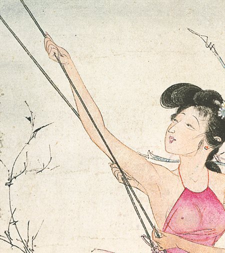 西乡县-胡也佛的仕女画和最知名的金瓶梅秘戏图